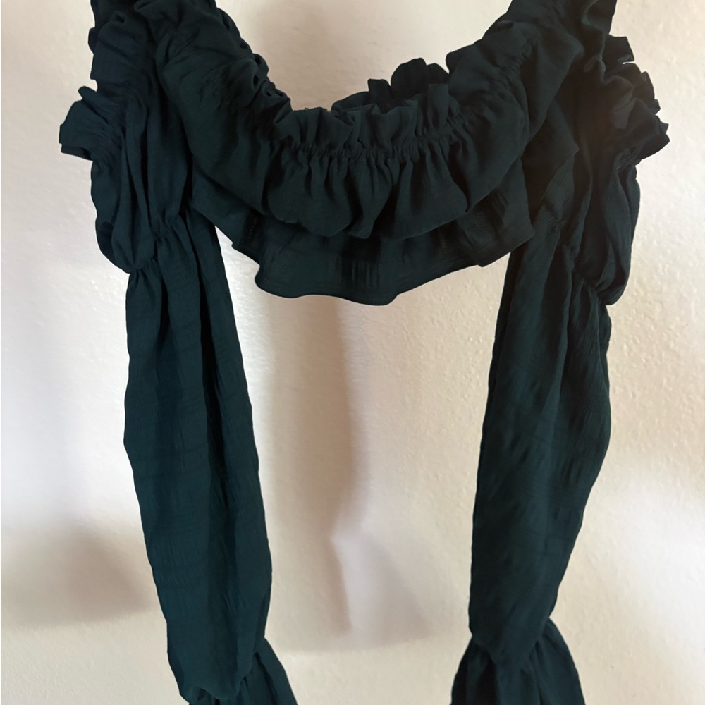Amazon Dark Green Crop Top